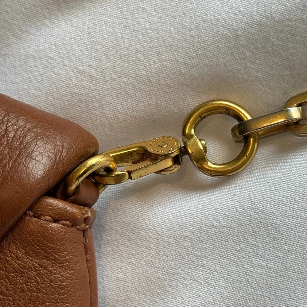 Marc by Marc Jacobs Karlie Brown Leather Crossbody Purse Bag - Picture 3 of 10